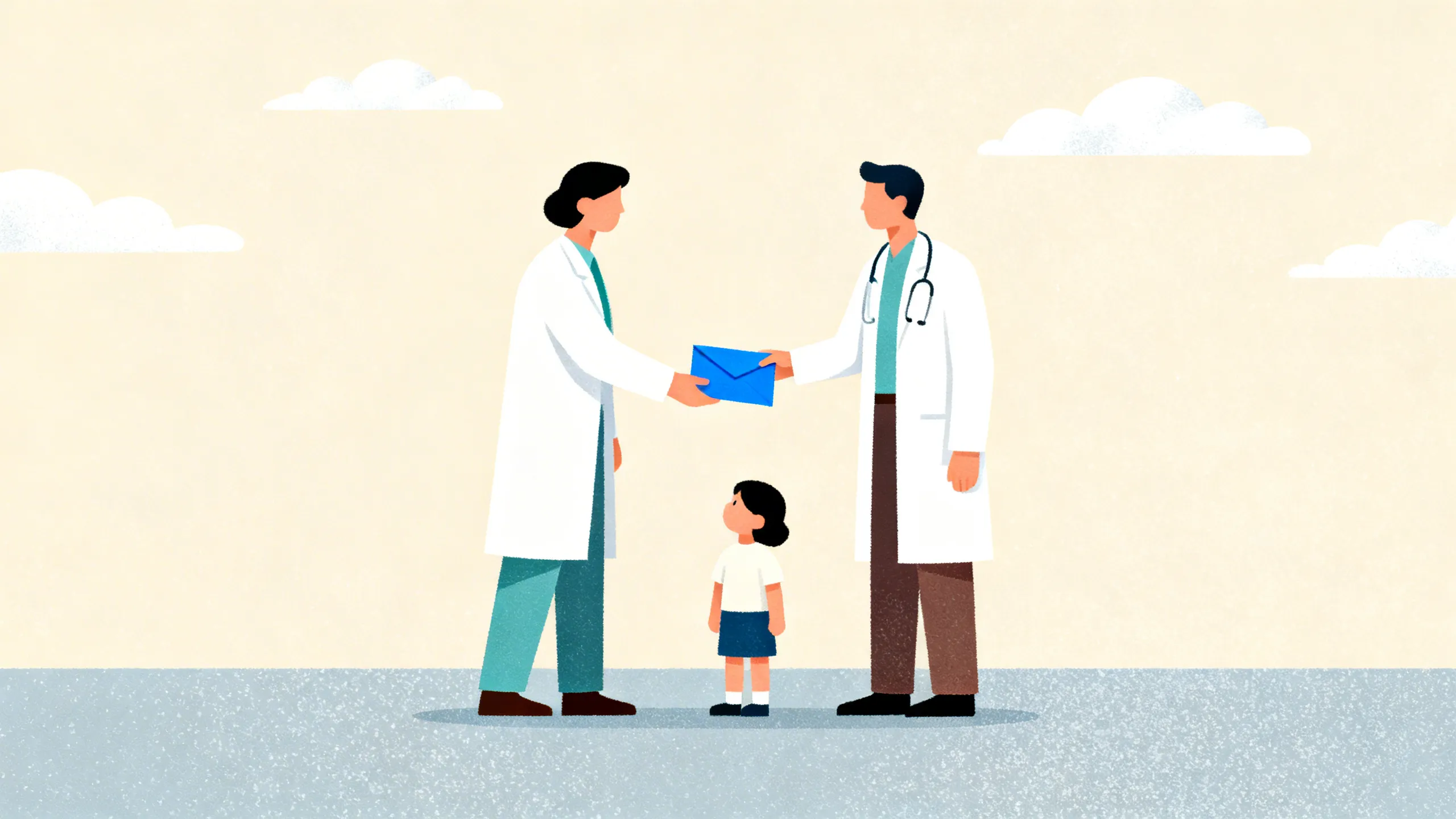 Fastlege som skriver henvisning til BUP for et barn